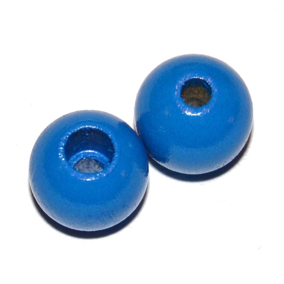 8 stk. - 12 mm sikkerheds tr�perler Kongebl�