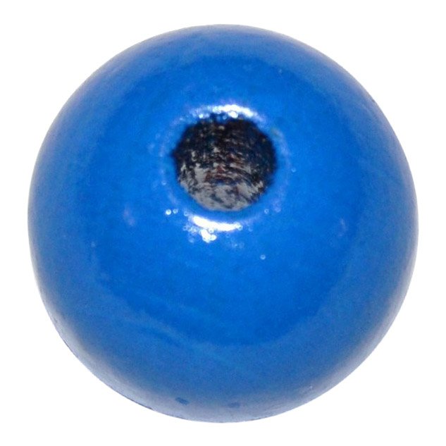 25 stk. - 8 mm runde tr�perler Kongebl�