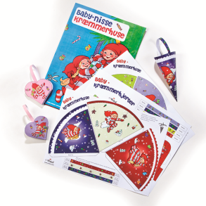 4 stk. Krmmerhus-ark med Pobra babynisser, Klip selv