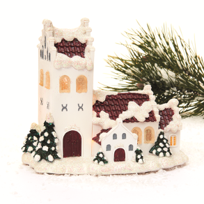 Landsbykirke til nisselandskaber