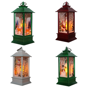 Lanterne med led lys - 13 cm