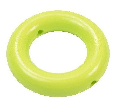35 mm tr�ringe med huller Limegr�n