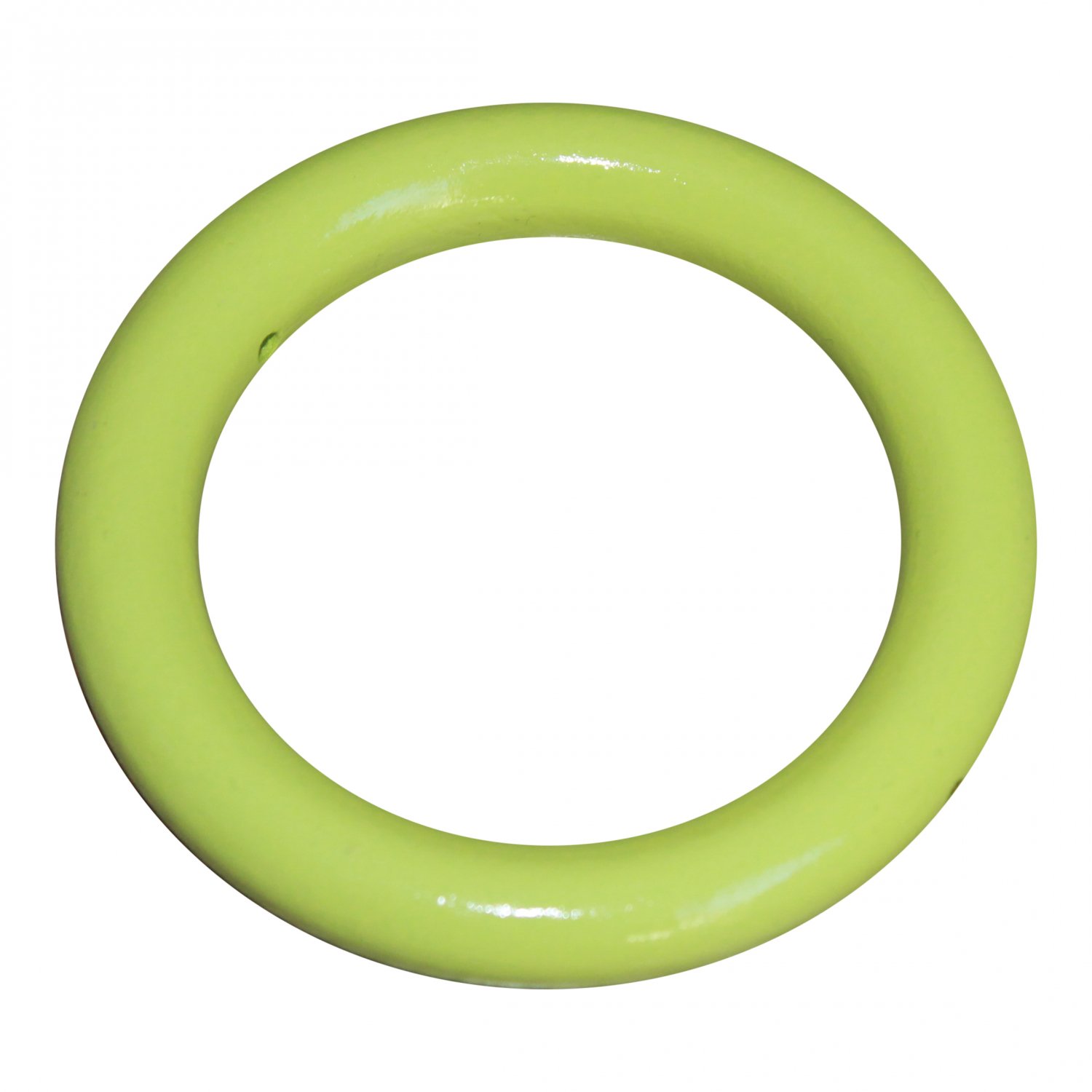 1 stk. tr�ring med huller-85 mm Limegr�n