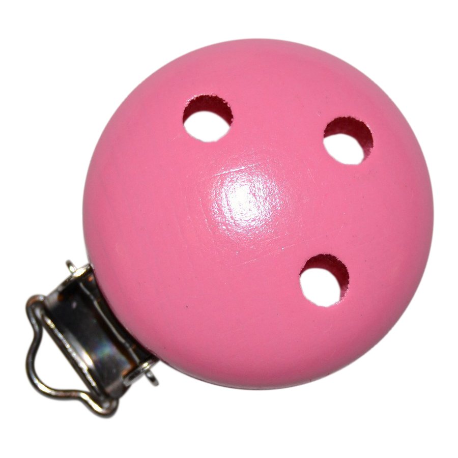 5 stk. Tr�clips ensfarvede Lyser�d