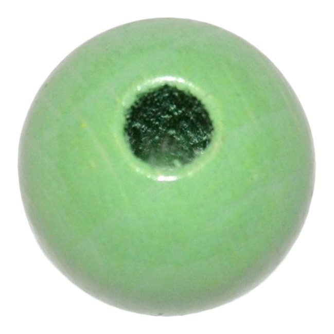 25 stk. - 8 mm runde tr�perler Mintgr�n