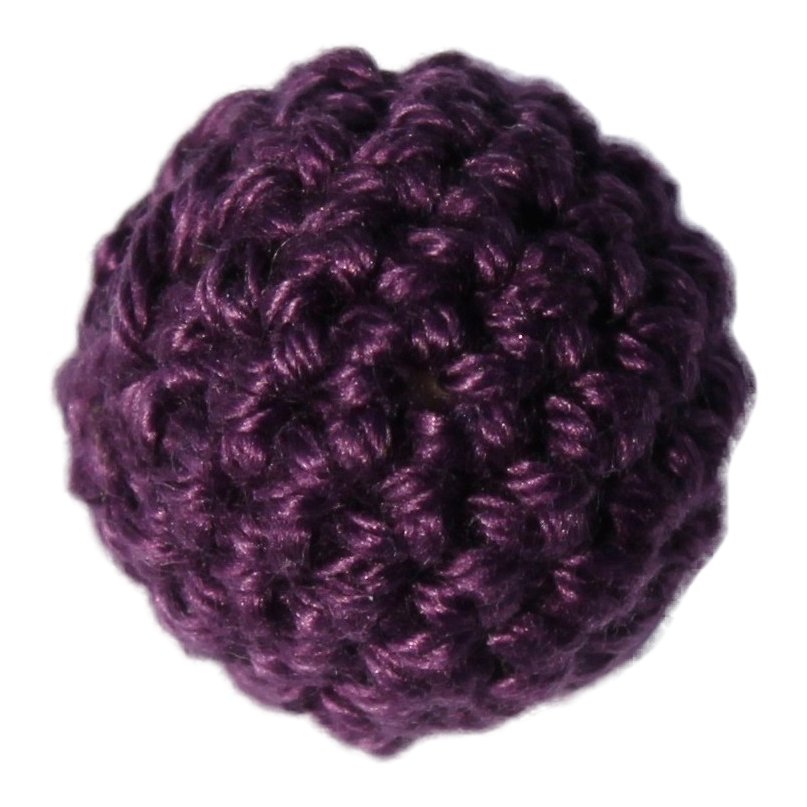 H�klede perler M&oslash;rkelilla - 190