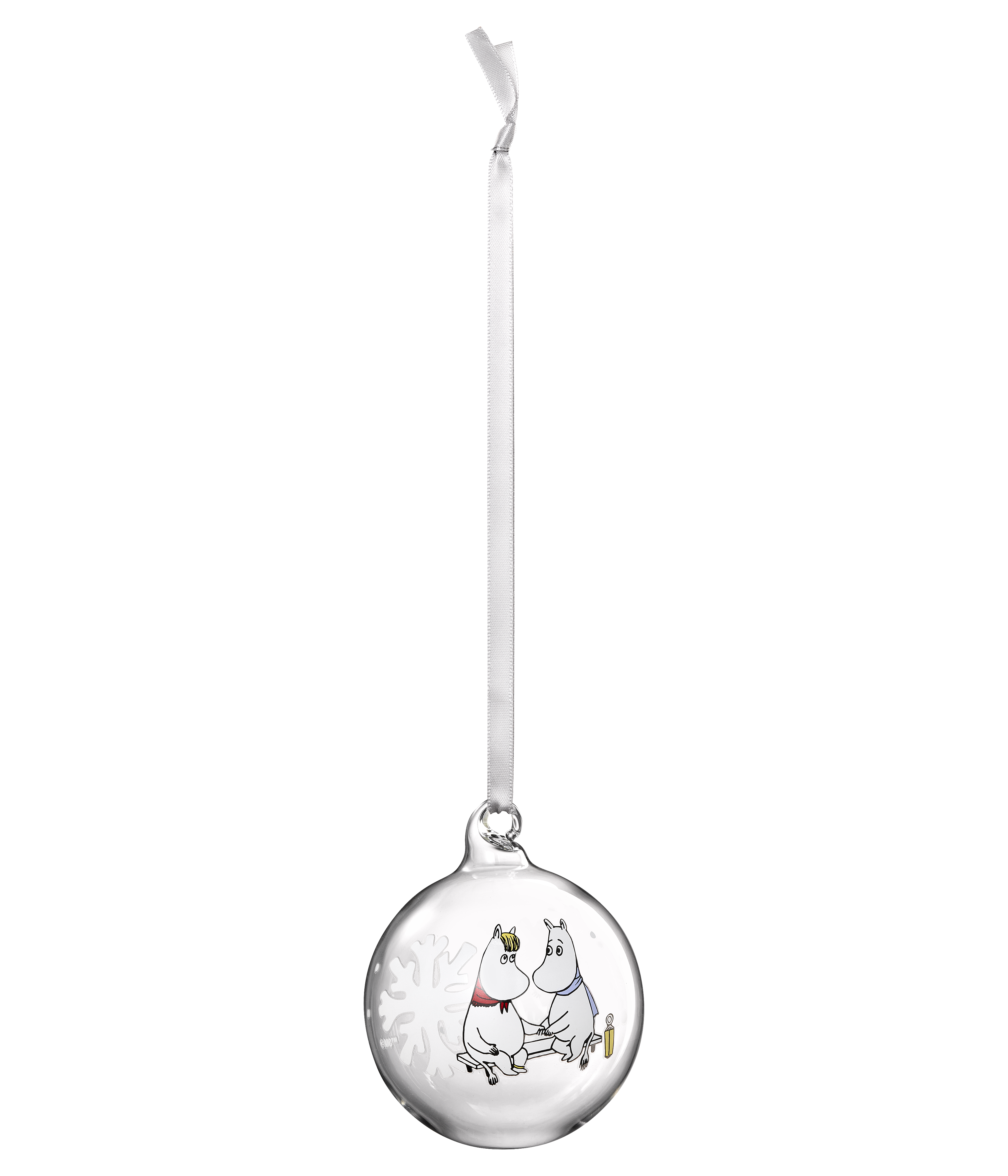 Mumitrolde julekugle - Snefnug - 7 cm - Med navn