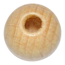 5 stk. - 15 mm runde tr�perler