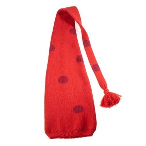 Nissehue i strik - Prikker - One Size