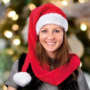 Luksus mega lang nissehue i lkkert plys - Junior/voksen - med/uden navn