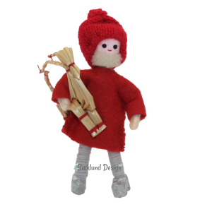 Mand med julebuk 1998