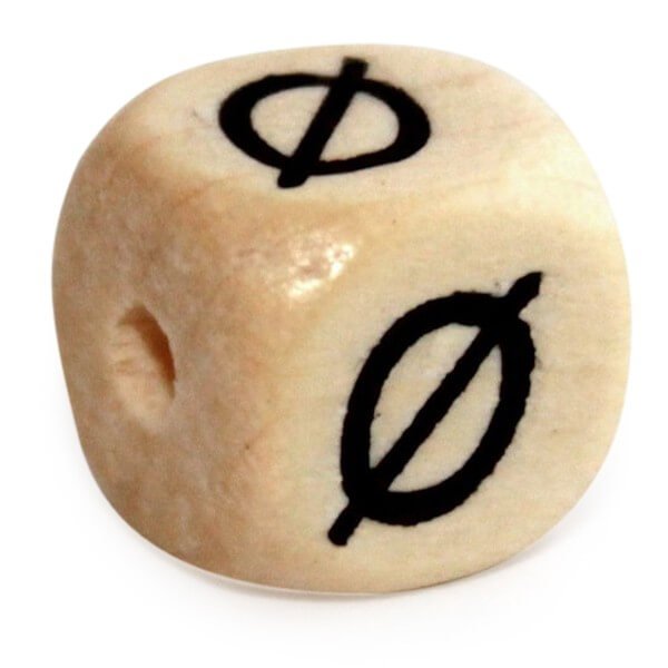 Bogstavperle i tr� 10 mm �