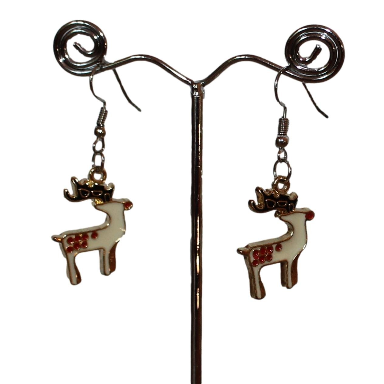 reringe med juletr, snemand og Rudolf A - Rudolf