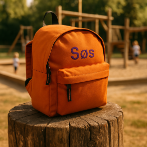 B�rnerygs�k med/uden navn - Orange