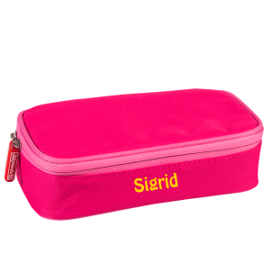 Stort Penalhus - Pink - med/uden navn