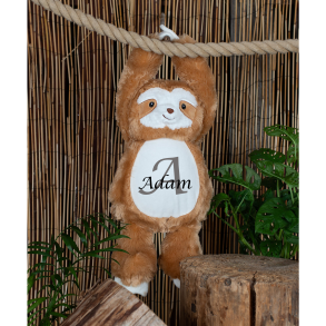 Personlig Dovendyr bamse, Med navn