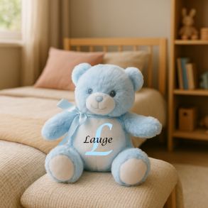 Personlig Bamse, Lysebl, Med navn