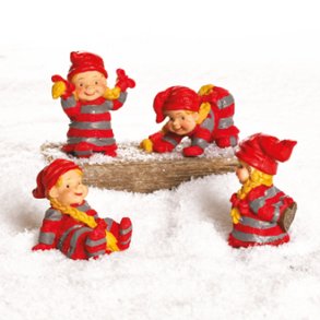 4 stk. Pobra Baby Nissepiger