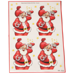 1 ark Pobra klbeark Julemand i vinyl