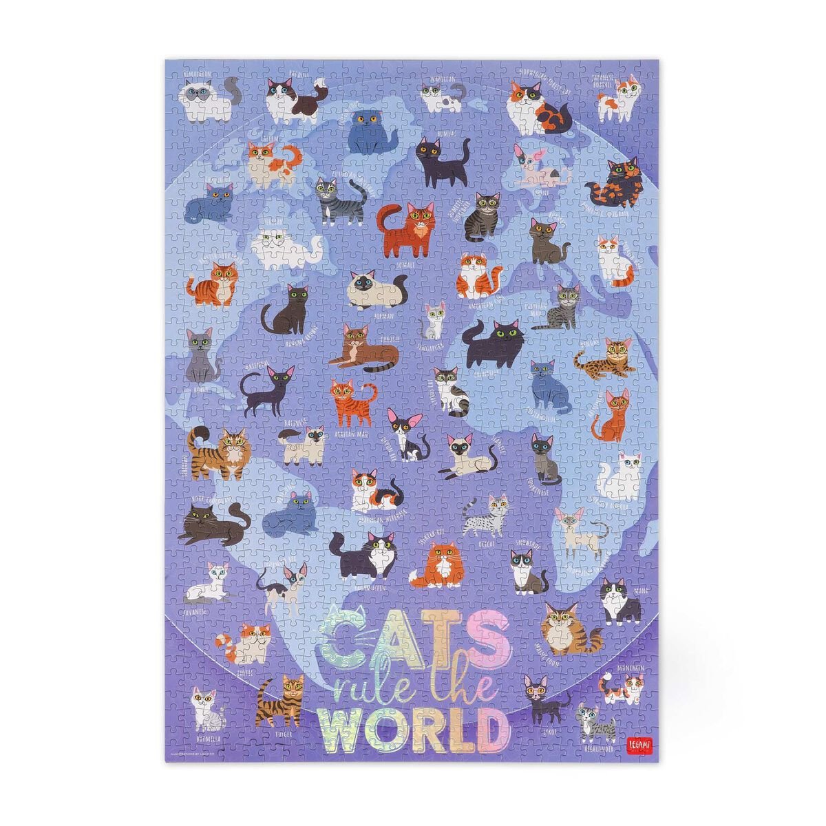 Puslespil med 1000 brikker, Verdens katte