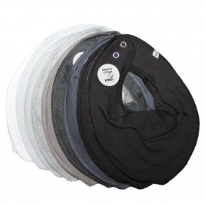 10 stk. Savlesmkke bandana-Hvid-gr-sort-med/uden navn