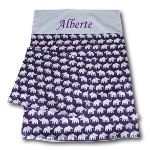 Juniorsengetj , Elefanter lilla, med/uden navn