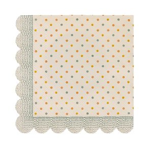 Pskeservietter Multi prikker fra Maileg, 16 stk.