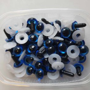 25 par sikkerhedsjne i str. 10 mm, Bl