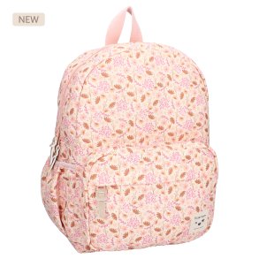 Kidzroom Skoletaske - Blomster - med/uden navn