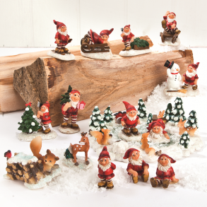 Nisselandskab - Skovfolket 15 stk.