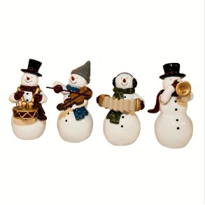 Snemands orkester med 4 figurer fra Harvesttime