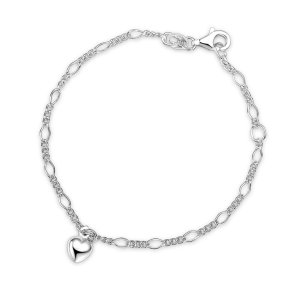 Slvarmbnd med hjerte fra Pia & Per