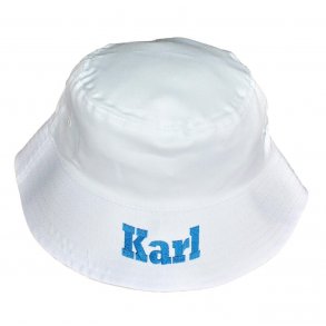 Bllehat/Solhat 52-54-56 cm - med/uden navn - White