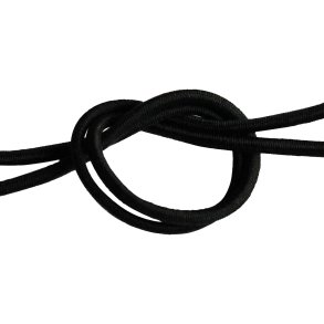 Elastiksnor 2 mm-  Sort- 5 meter