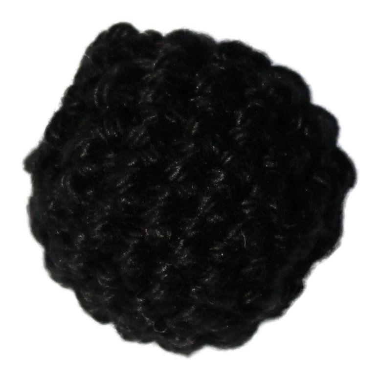 H�klede perler Sort - 440