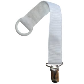 Sutteholder med navn-Hvid