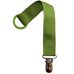 Sutteholder med navn - olivengrn