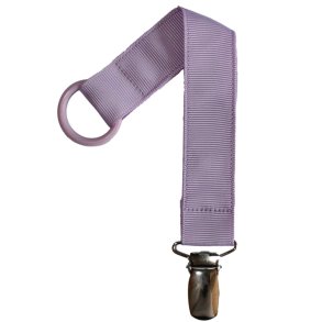 Sutteholder med navn - Lyslilla