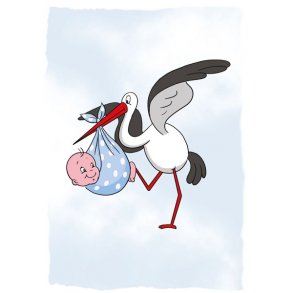 Tillykkekort  - Dreng