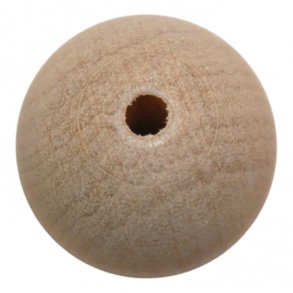 Trperle ubehandlet - 25 mm - 5 stk.