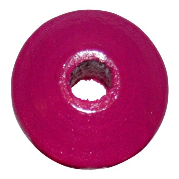 20 stk. - 10 mm linse tr�perler M�rk pink