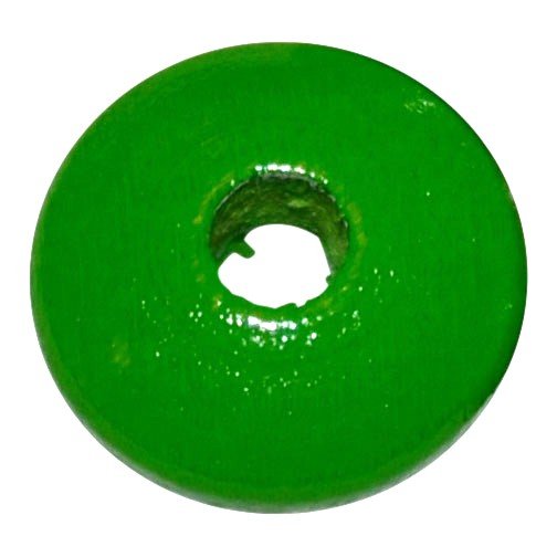 20 stk. - 10 mm linse tr�perler Gr�sgr�n