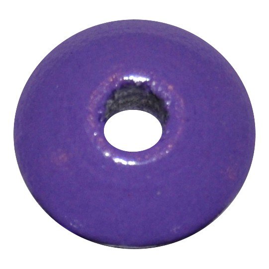 10 stk. - 14 mm linse tr�perle Lilla