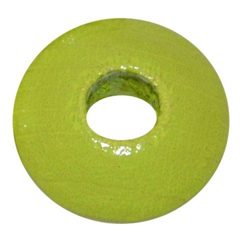 20 stk. - 10 mm linse tr�perler Limegr�n