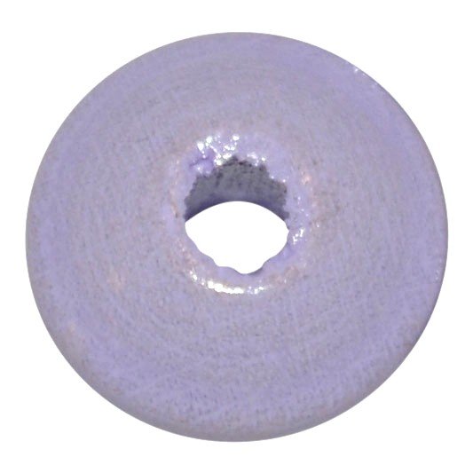 10 stk. - 14 mm linse tr�perle Lyslilla