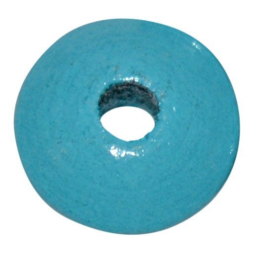 10 stk. - 14 mm linse tr�perle Turkis