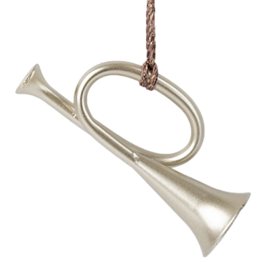 1 stk.  Julepynt trompet fra Maileg, V�lg farve S&oslash;lv