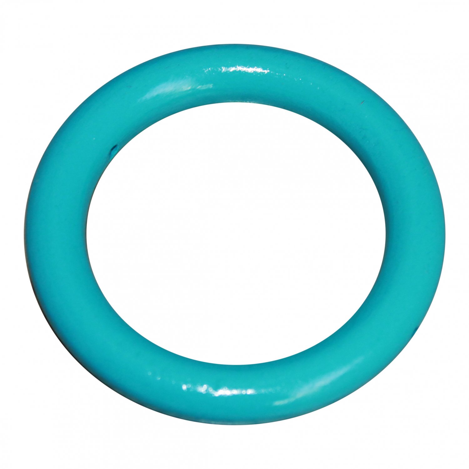 1 stk. tr�ring med huller-85 mm Turkis