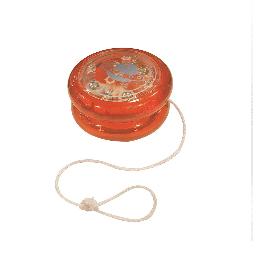 Yo-Yo i plast med indbygget lampe