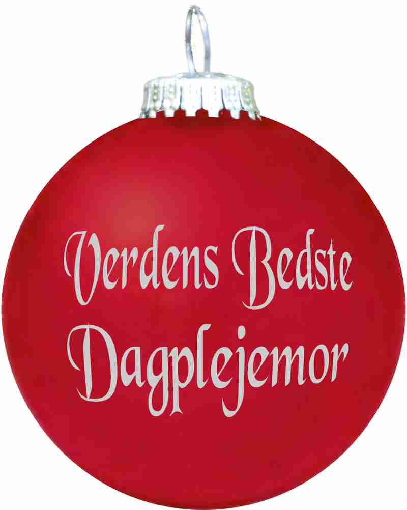 Julekugle - Mat - Verdens Bedste Dagplejemor